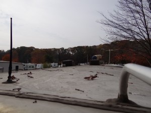 Our dirty fiberglass roof