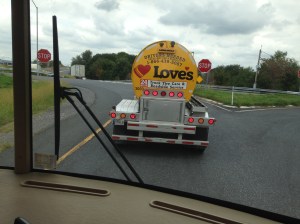 Follow that fuel tanker!