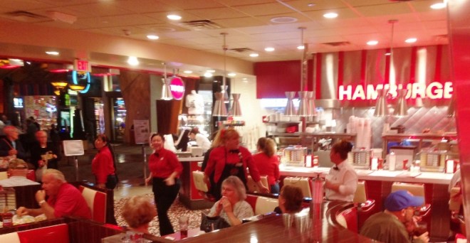 The waitstaff gets "RESPECTed" at Johnny Rockets