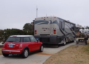 Our site at Coastal Georgia RV Resort