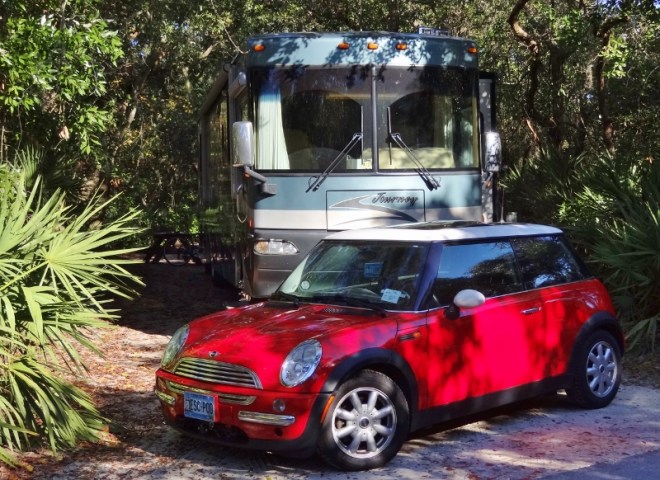 Site 66 Sand Dollar Loop- a two minute walk to the path that leads to the Amphitheater