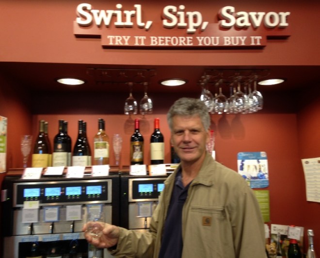 Free and easy tasting machine at ABC Liquors