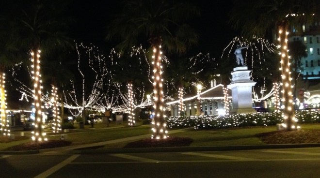 St Augustine town square in the historic area