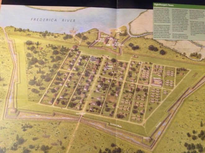 Best guess drawing of how the fort and town looked