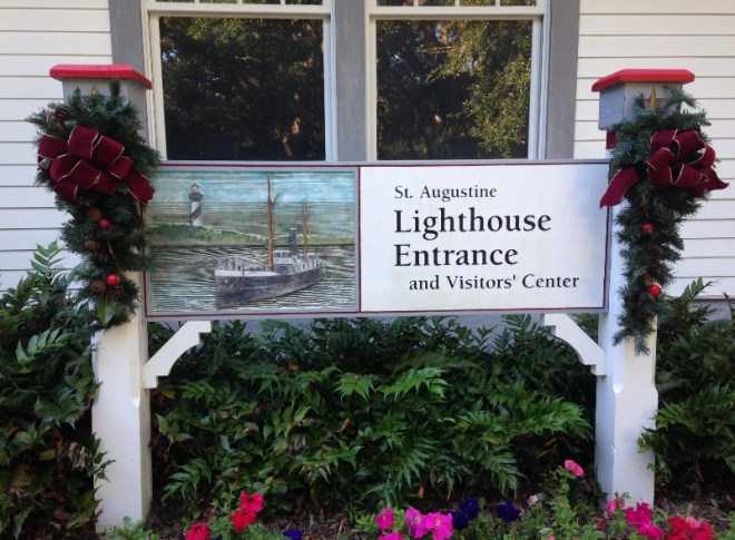 Russ biked to the lighthouse but got no closer than this thanks to a $10 admission (oh and lack of wallet)