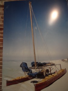 Multihull Cuban transport- probably washed up in Dry Tortuga area