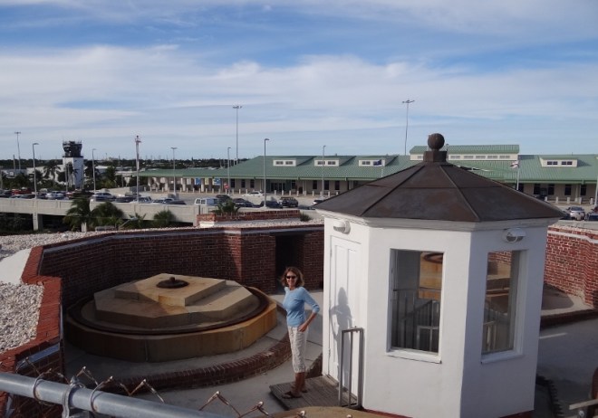 The fort roof, KW Intn'l Airport and Moi