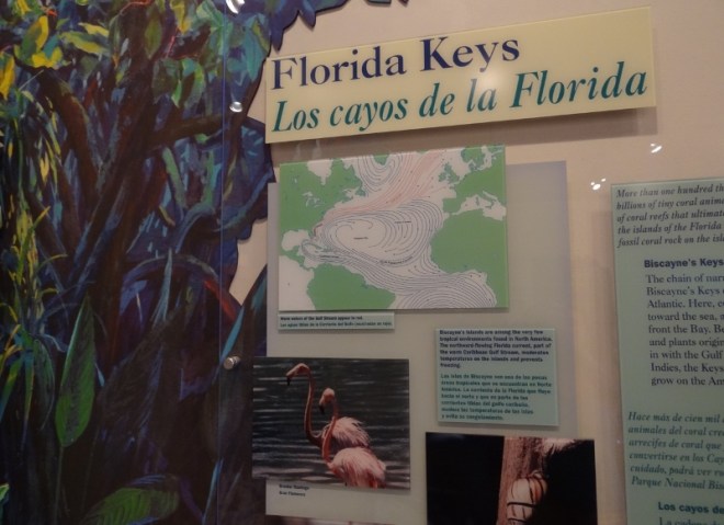 Everything is in two languages down here- too bad I only know le petit Francais!