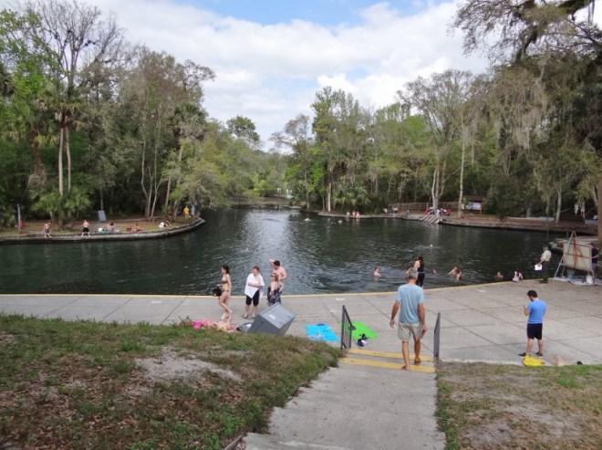 The Spring and the head of the river; four feet deep at the most