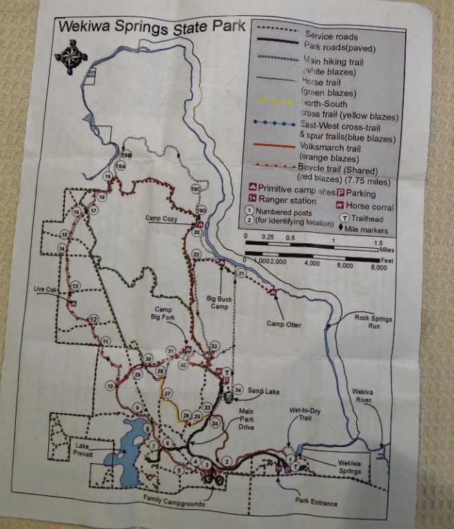So many trails! See if you can find Sand Lake and the river camps to the north