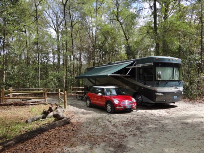 Our spacious site, 007, at the park