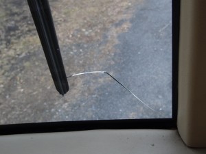 Got a large stone hit outside of D.C. on the way to PA.