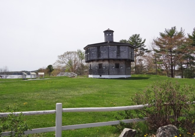 Fort Edgecomb on Sheepscot River by Wiscasset