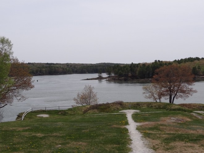 Sheepscot River- no vessel would get past the fort