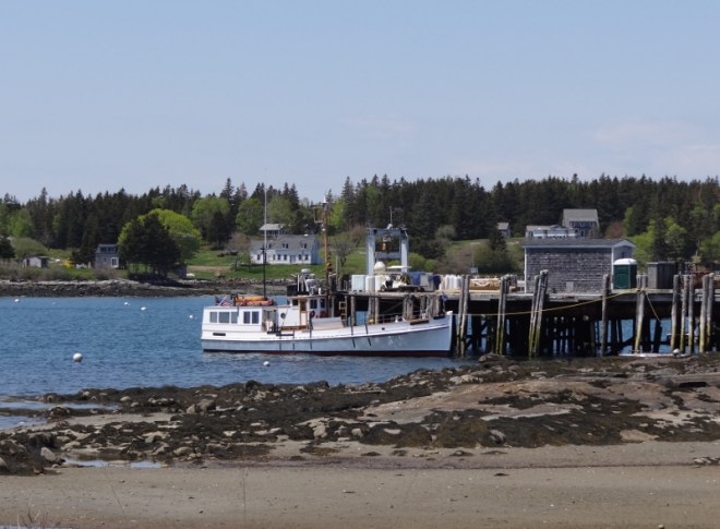Ferry to Monhegan Island departs from Port Clyde