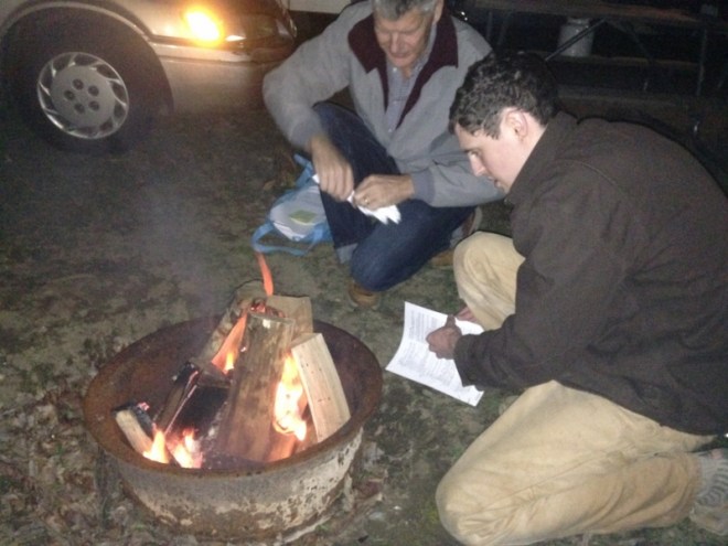 Lots of white paper to burn