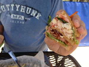 Lobster club at Happy Clam