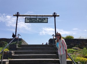 dining with an ocean view