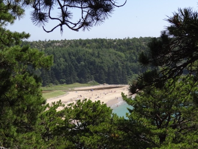 Sand Beach from Loop Rd