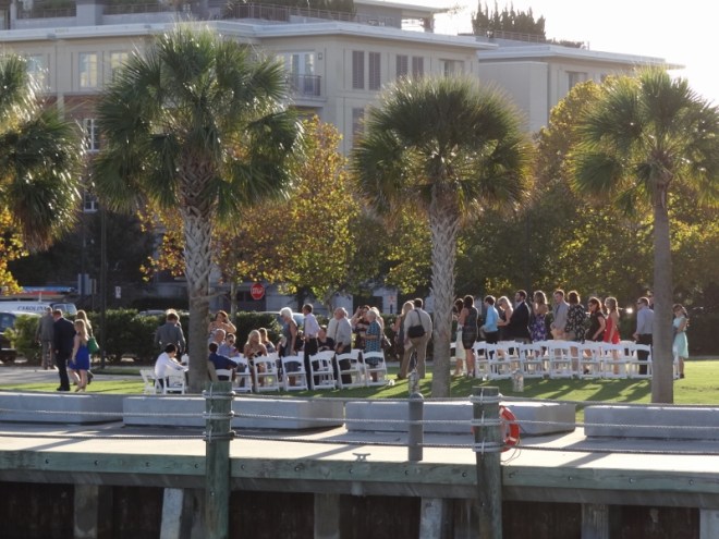 Wedding on gorgeous Saturday