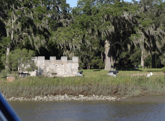 Fort Frederica- are those cannons pointed at us?