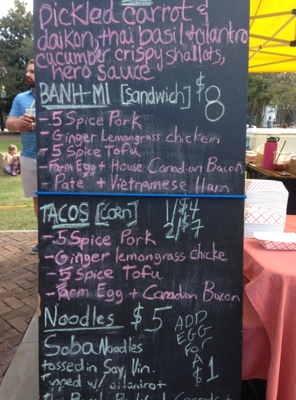 Lunch- tacos. One Pork One Chicken