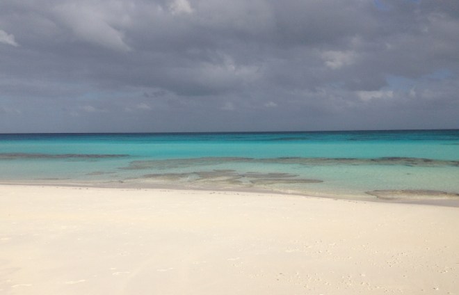 East Beach - in the lee of the big wind