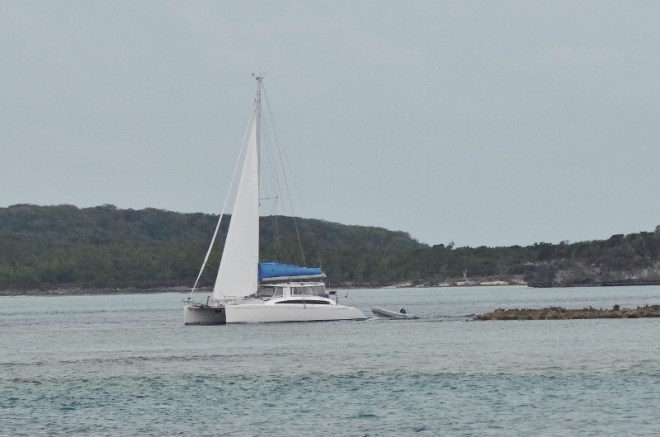 No longer a pirate gal, she's a fishing lady