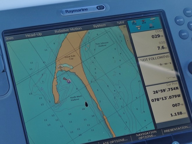 And here we are, our final anchorage before leaving the Bahamas for the season