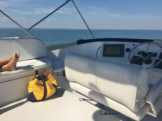 Who's driving the boat?