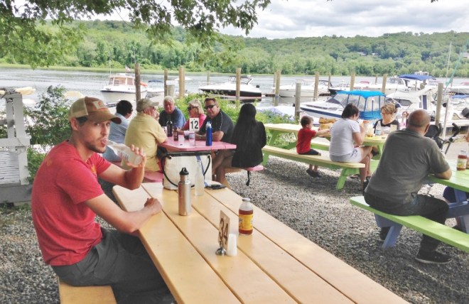 Finally get to The Blue Oar