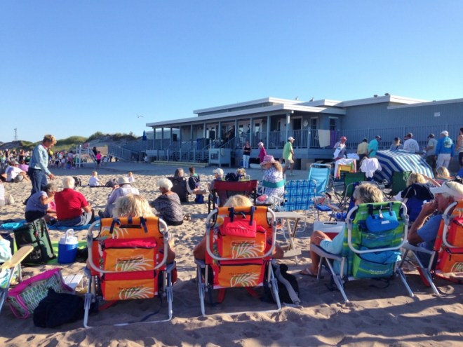 Blues on the Beach- only this was a country band