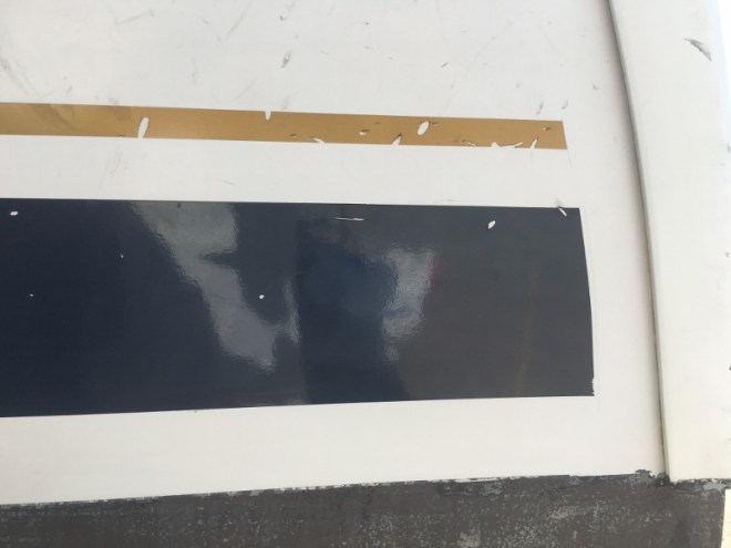 The reason new striping was needed