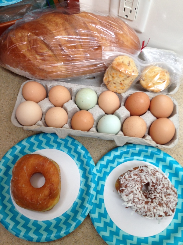 More doughnuts and raisin sweet rolls are missing