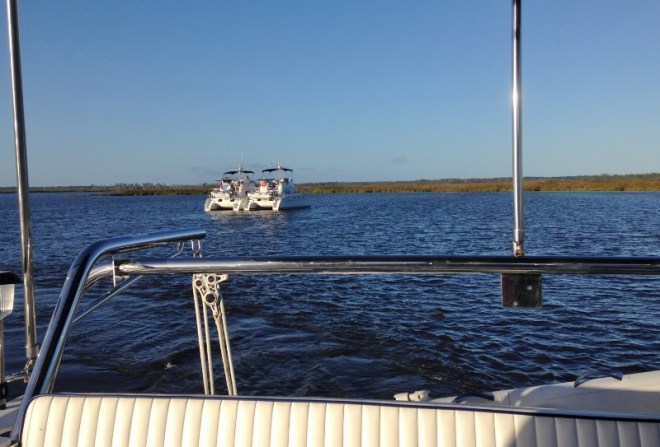 PDQ anchorage south of Coinjock south side Buck Island