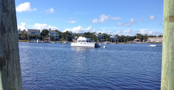 While on the other side TW floats peacefully on Mooring #1