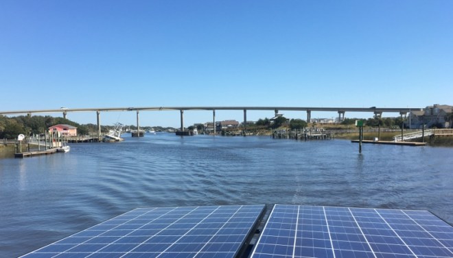 Town dock with a "view" :-)