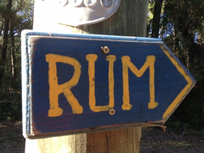 First, let's follow the RUM signs