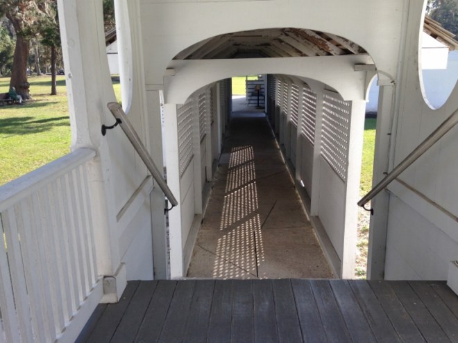 The whistling way aka breezeway at Kingsley Plantation