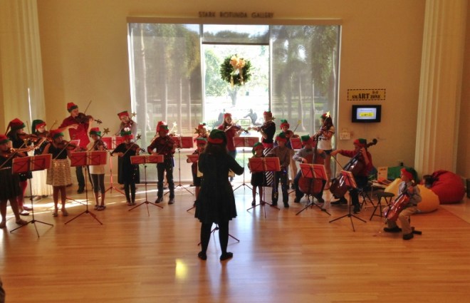 Stars on the bow tips