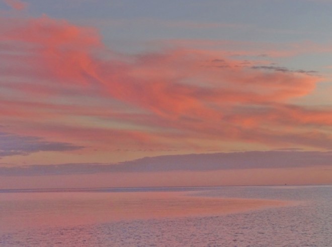 Pastel sunset at Royal Island, Eleuthera