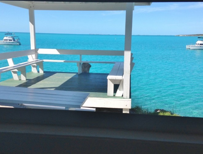 Laundry with a view at Ida's Rockside laundry. TS on left, Soulstice on R