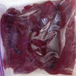 Ruby red SkipJack tuna meat